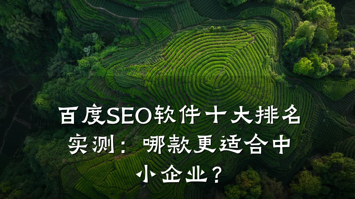 百度SEO软件十大排名实测:哪款更适合中小企业?