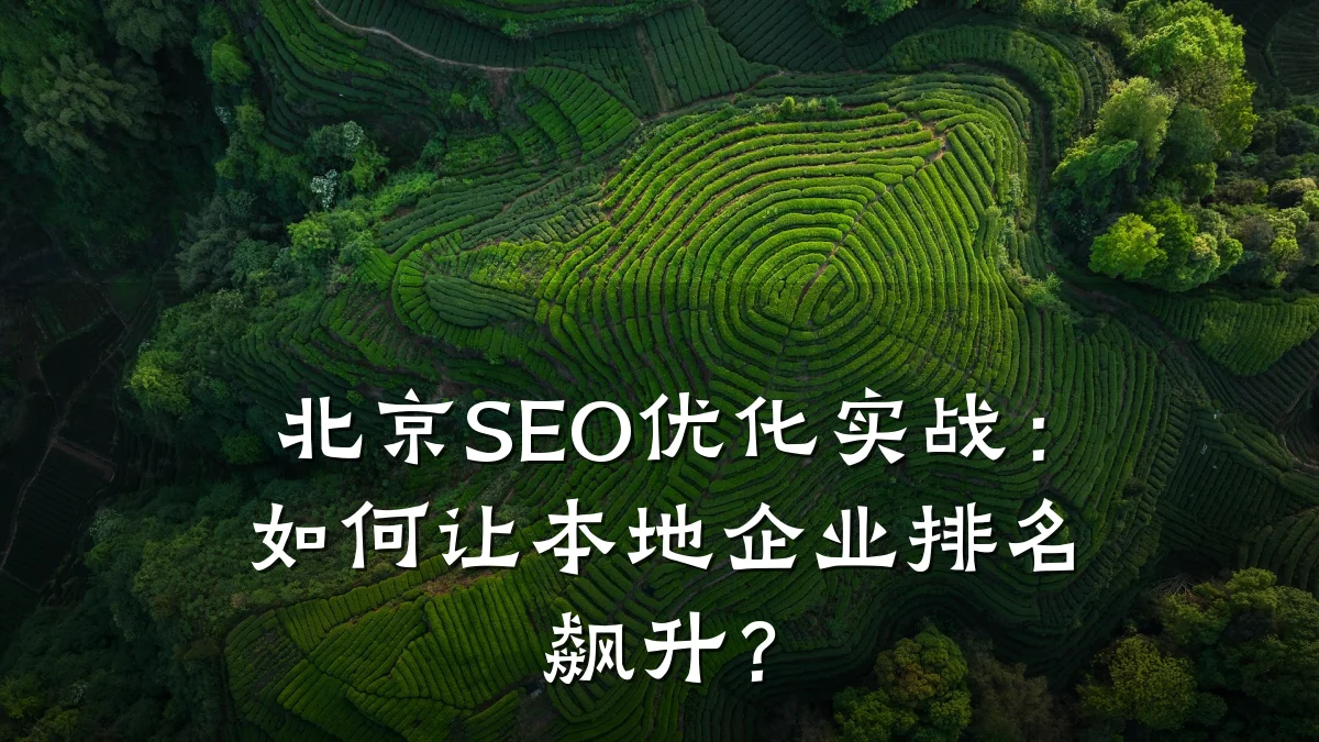 北京SEO优化实战：如何让本地企业排名飙升？