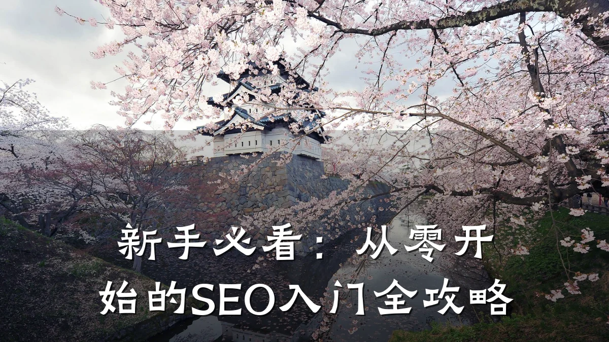 新手必看：从零开始的SEO入门全攻略