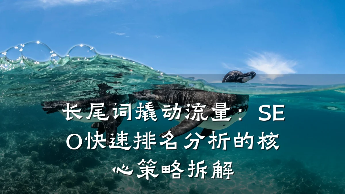 长尾词撬动流量:SEO快速排名分析的核心策略拆解