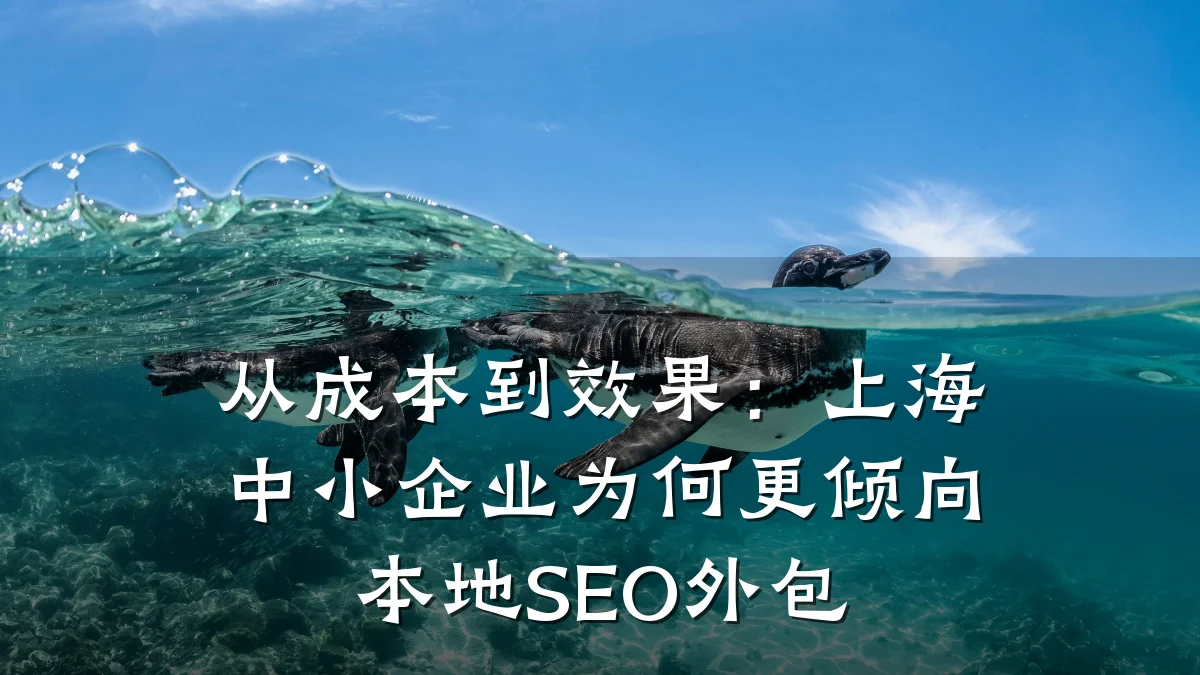 从成本到效果:上海中小企业为何更倾向本地SEO外包