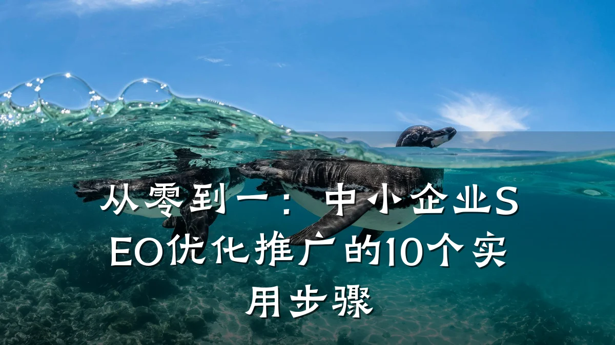 从零到一：中小企业SEO优化推广的10个实用步骤