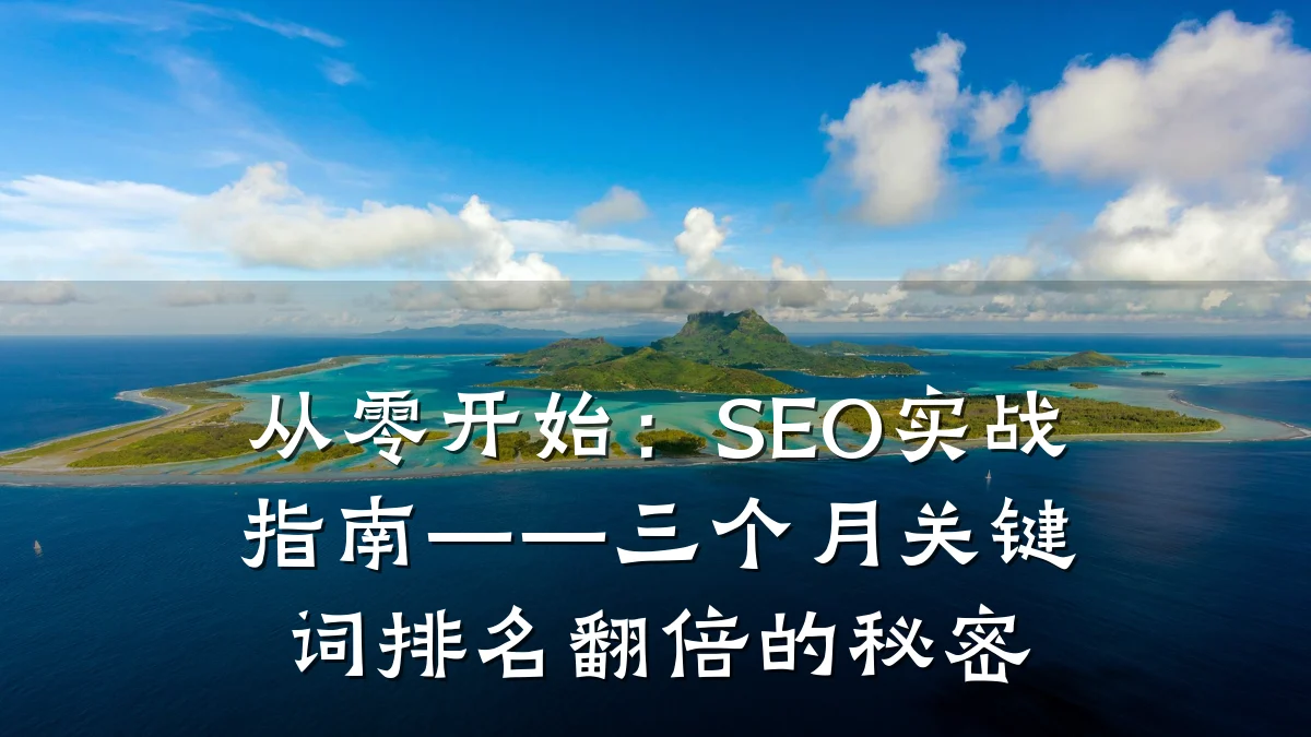 从零开始:SEO实战指南——三个月关键词排名翻倍的秘密
