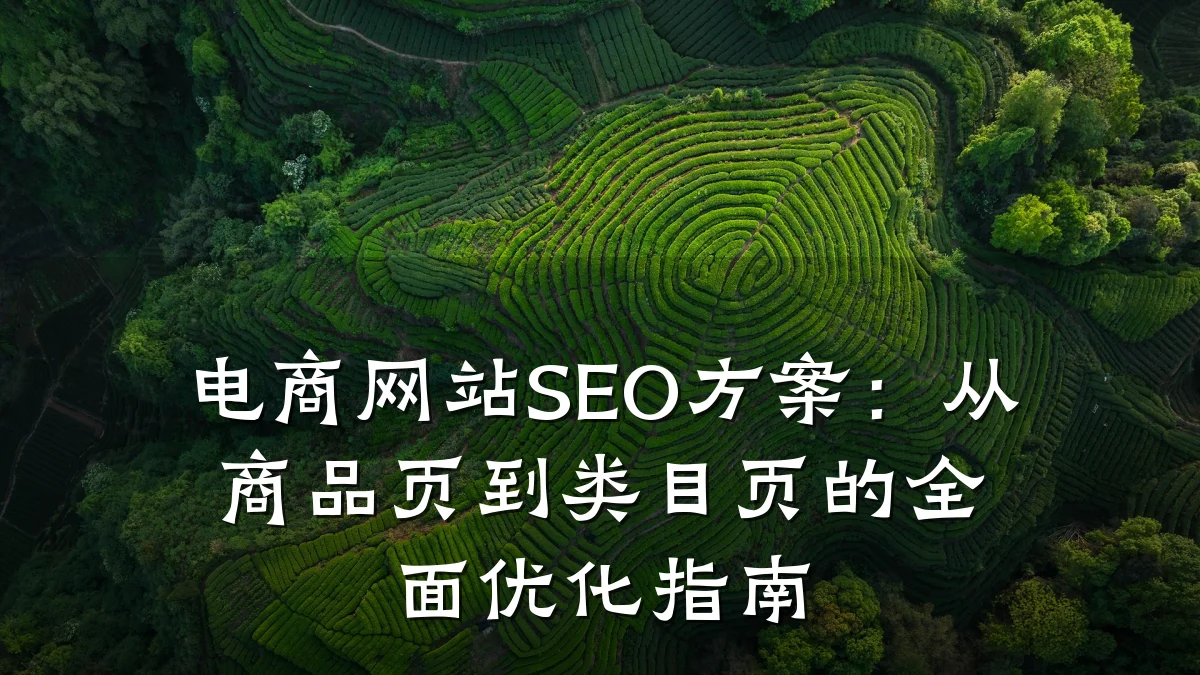 电商网站SEO方案:从商品页到类目页的全面优化指南