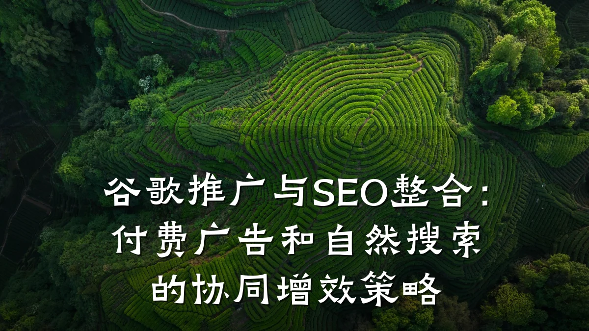 谷歌推广与SEO整合：付费广告和自然搜索的协同增效策略
