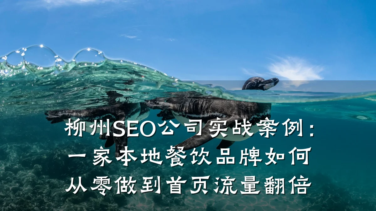 柳州SEO公司实战案例:一家本地餐饮品牌如何从零做到首页流量翻倍