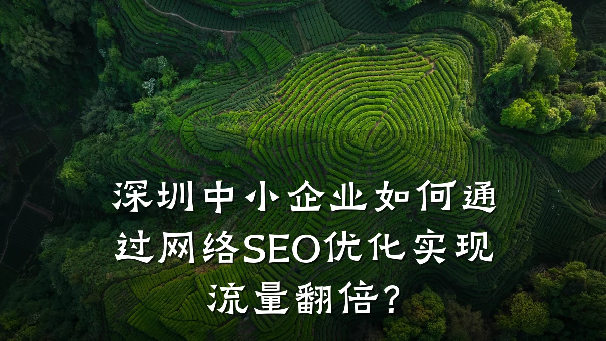 深圳中小企业如何通过网络SEO优化实现流量翻倍?