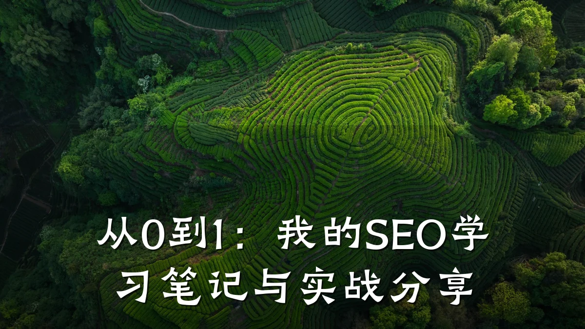 从0到1:我的SEO学习笔记与实战分享