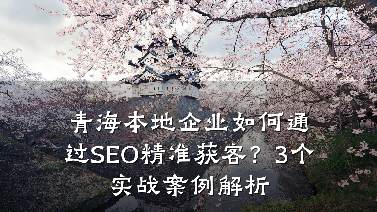 青海本地企业如何通过SEO精准获客?3个实战案例解析