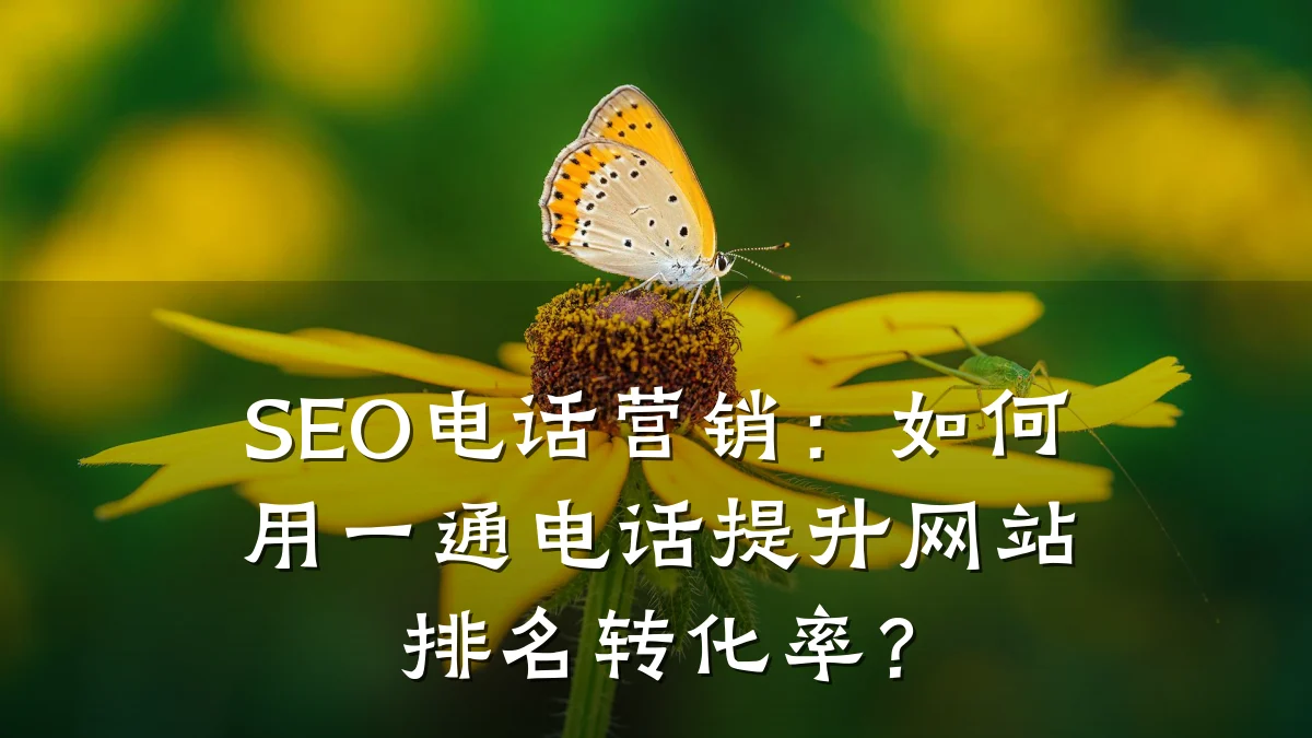SEO电话营销:如何用一通电话提升网站排名转化率?