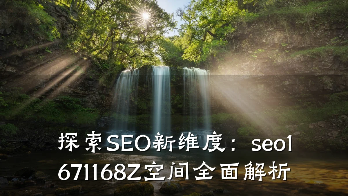 探索SEO新维度：seo1671168Z空间全面解析