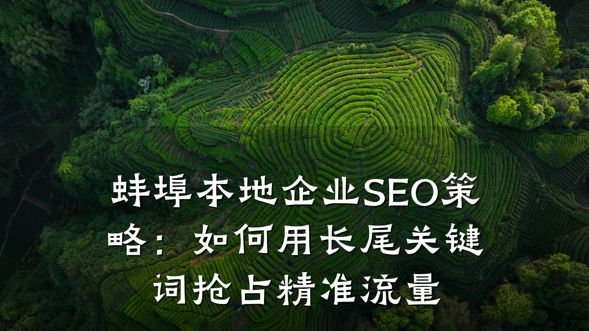 蚌埠本地企业SEO策略:如何用长尾关键词抢占精准流量
