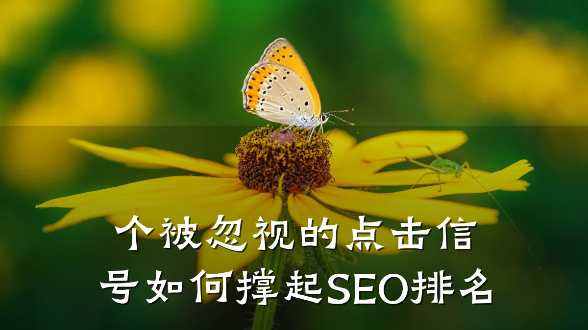 个被忽视的点击信号如何撑起SEO排名