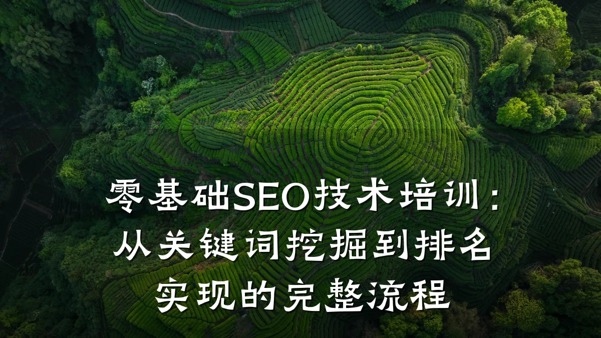 零基础SEO技术培训:从关键词挖掘到排名实现的完整流程