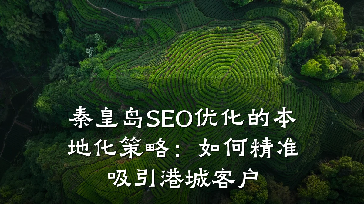 秦皇岛SEO优化的本地化策略:如何精准吸引港城客户