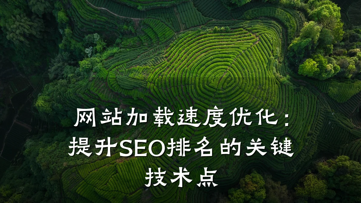 网站加载速度优化:提升SEO排名的关键技术点