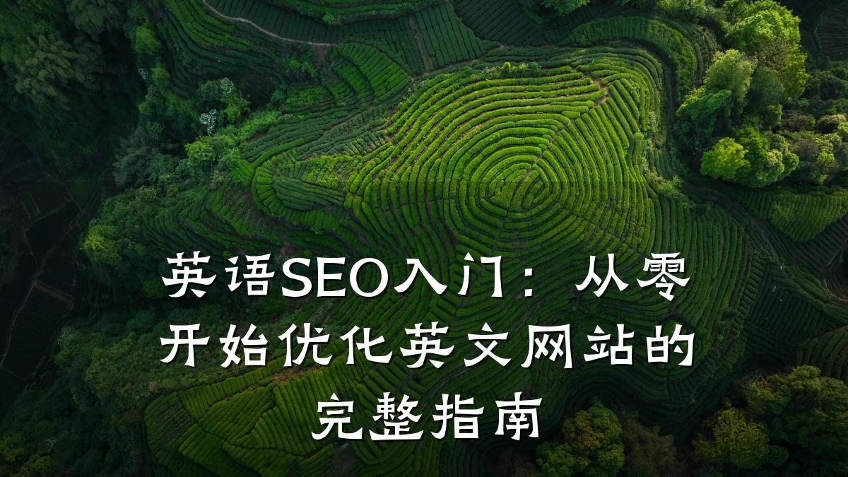 英语SEO入门：从零开始优化英文网站的完整指南