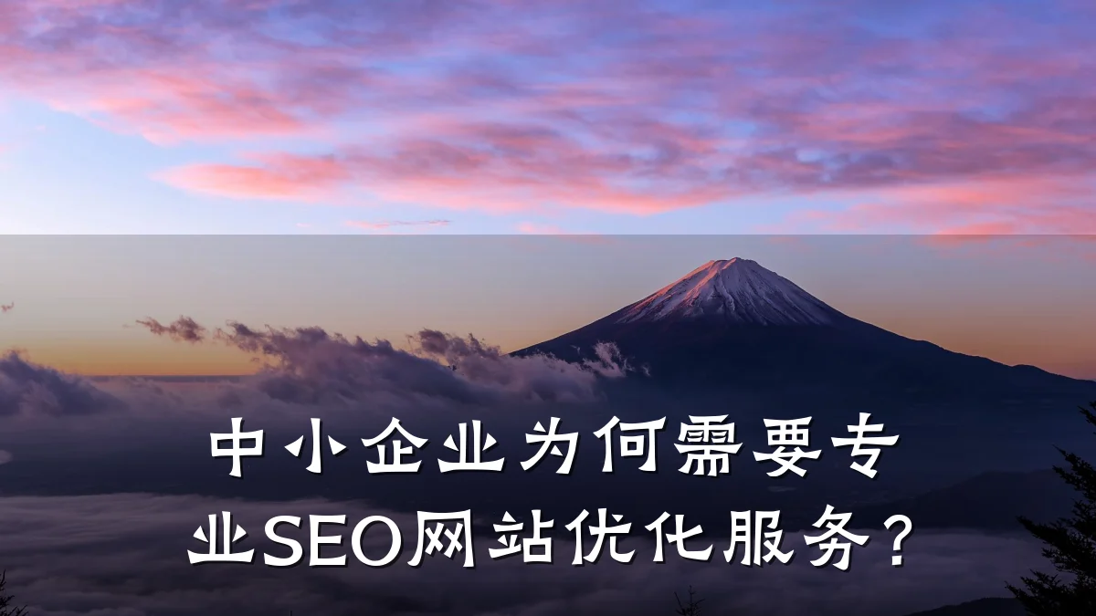 中小企业为何需要专业SEO网站优化服务?