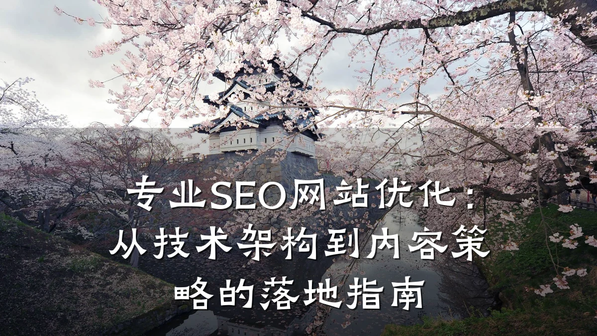 专业SEO网站优化：从技术架构到内容策略的落地指南