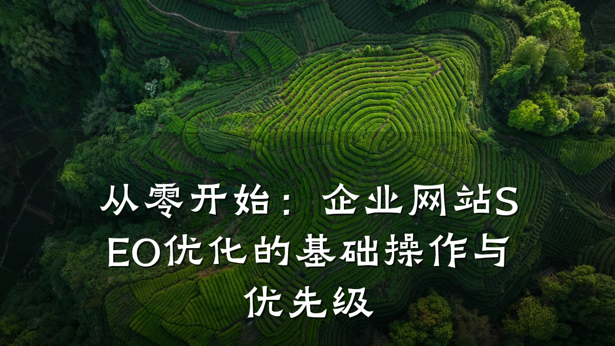 从零开始:企业网站SEO优化的基础操作与优先级