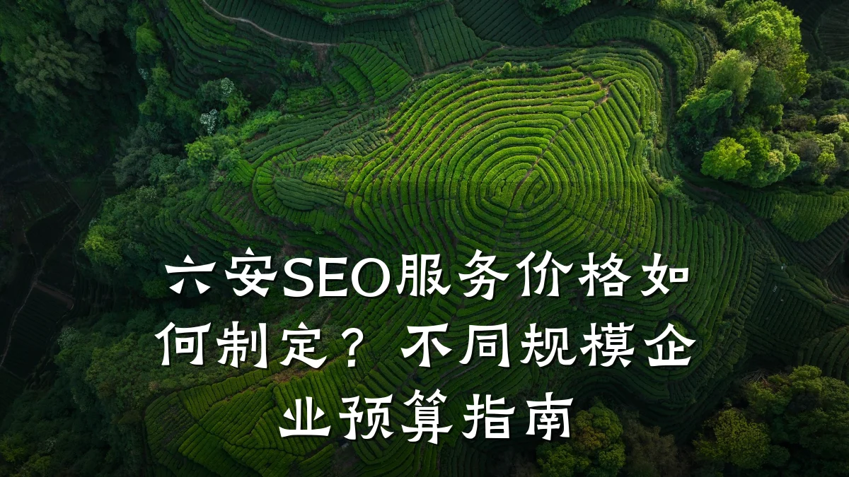 六安SEO服务价格如何制定?不同规模企业预算指南
