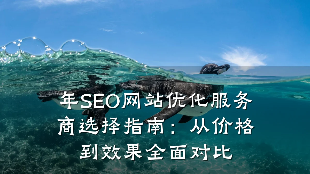 年SEO网站优化服务商选择指南:从价格到效果全面对比