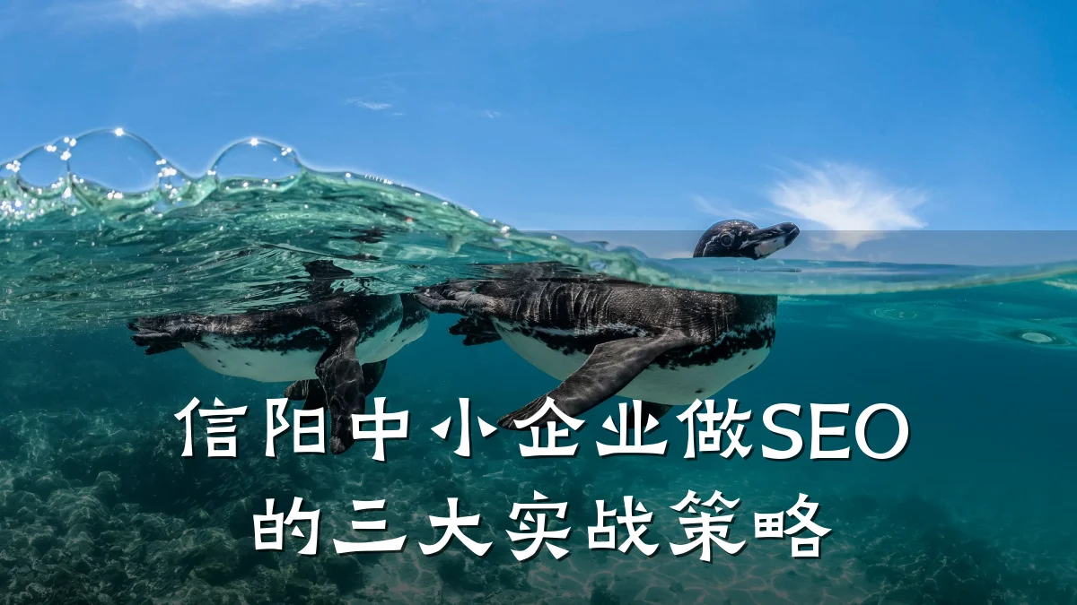 信阳中小企业做SEO的三大实战策略