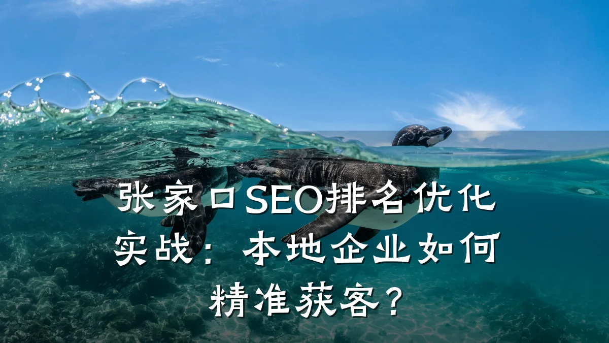 张家口SEO排名优化实战:本地企业如何精准获客?