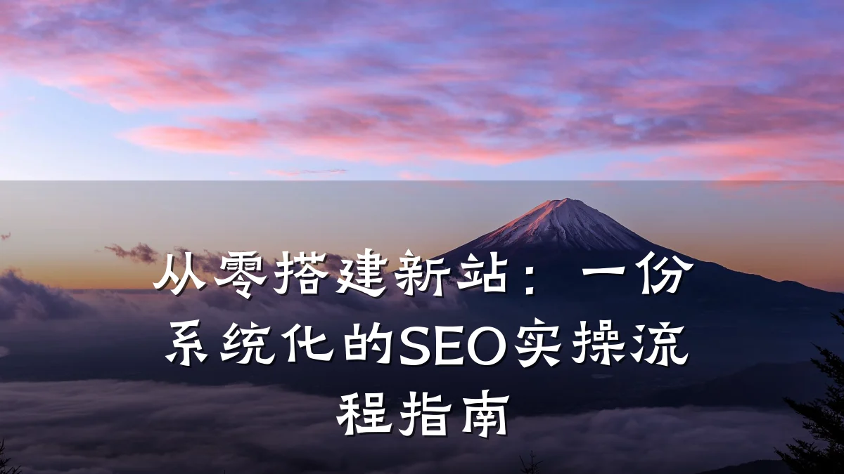 从零搭建新站:一份系统化的SEO实操流程指南