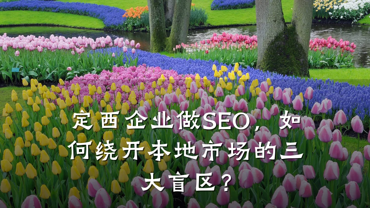 定西企业做SEO,如何绕开本地市场的三大盲区?
