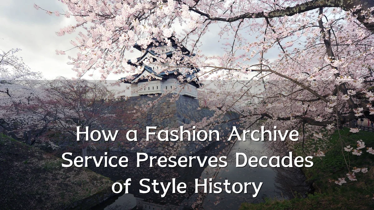 How a Fashion Archive Service Preserves Decades of Style History