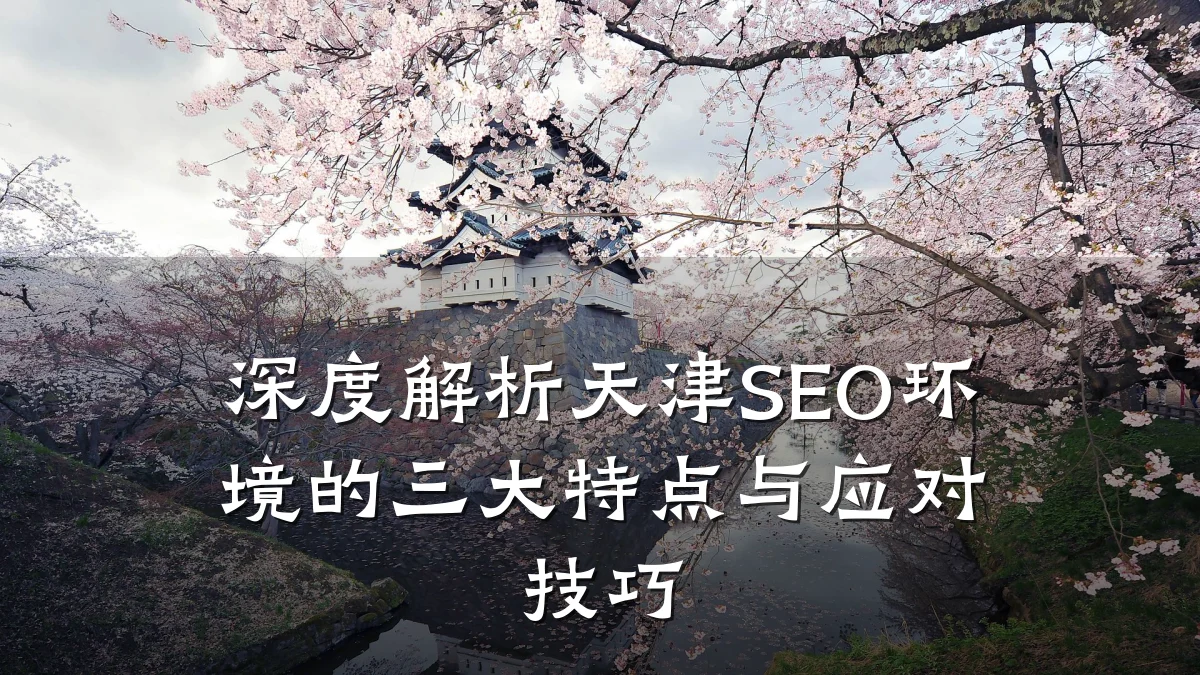 深度解析天津SEO环境的三大特点与应对技巧
