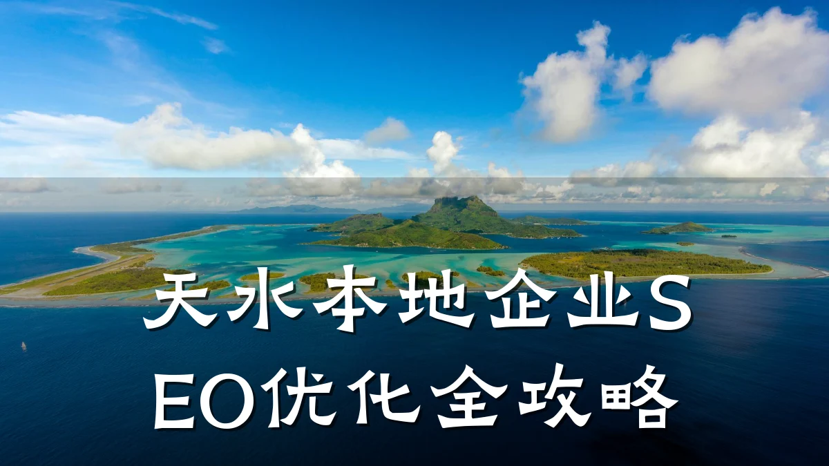 天水本地企业SEO优化全攻略