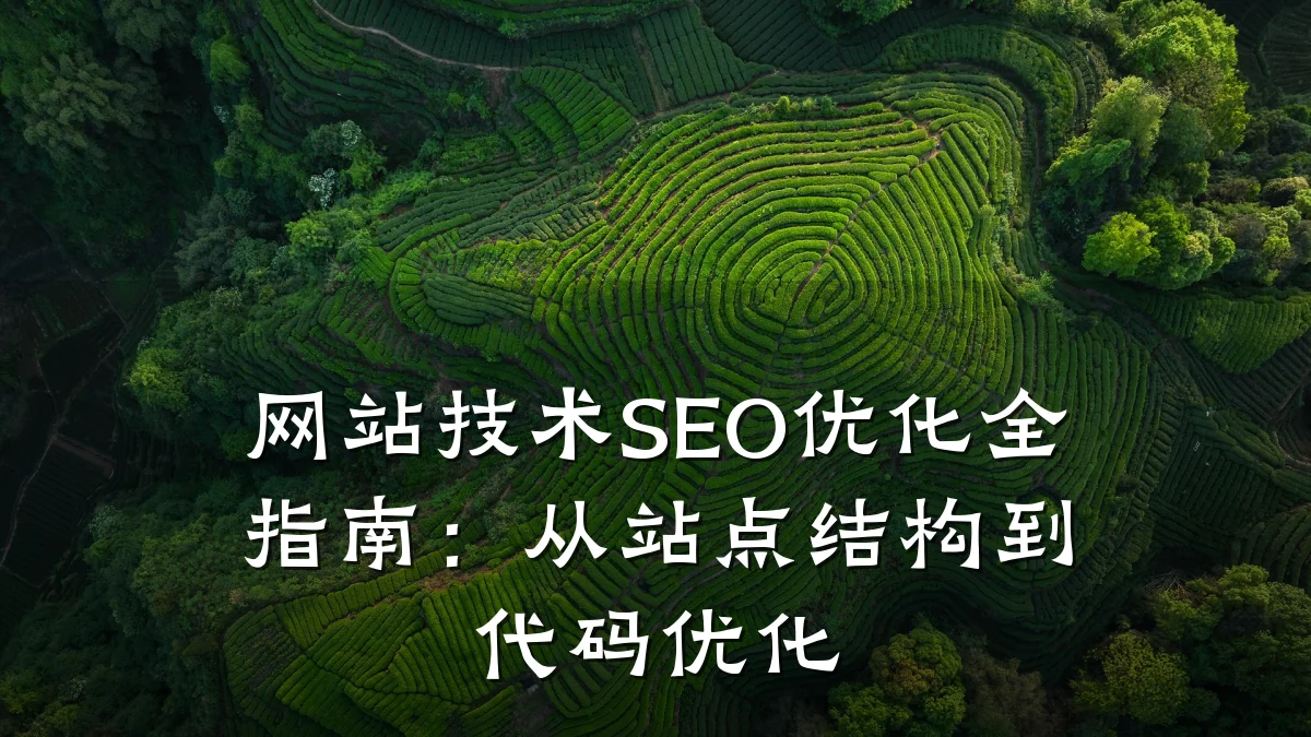 网站技术SEO优化全指南:从站点结构到代码优化