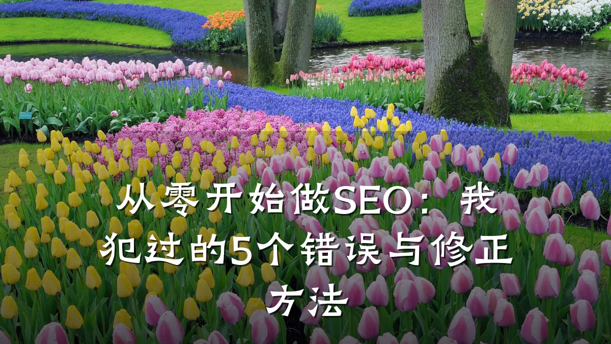 从零开始做SEO:我犯过的5个错误与修正方法
