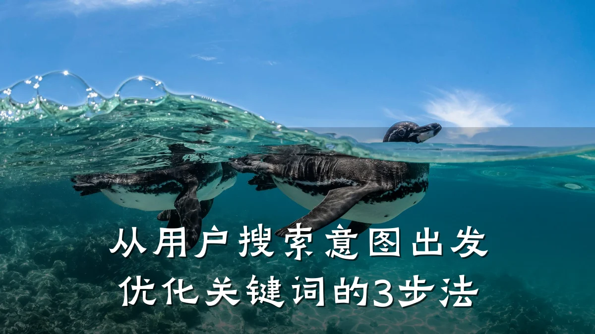 从用户搜索意图出发优化关键词的3步法