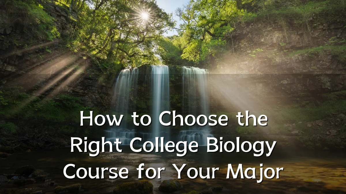 How to Choose the Right College Biology Course for Your Major