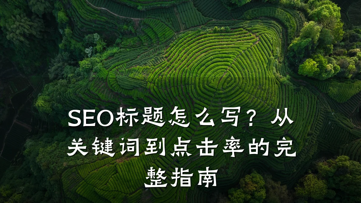 SEO标题怎么写?从关键词到点击率的完整指南