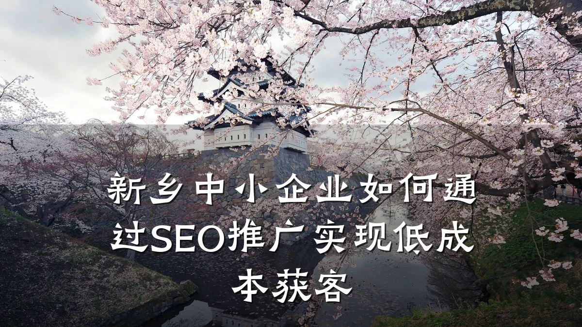 新乡中小企业如何通过SEO推广实现低成本获客