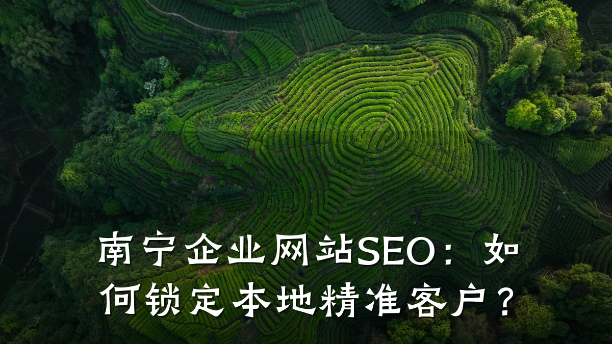 南宁企业网站SEO:如何锁定本地精准客户?