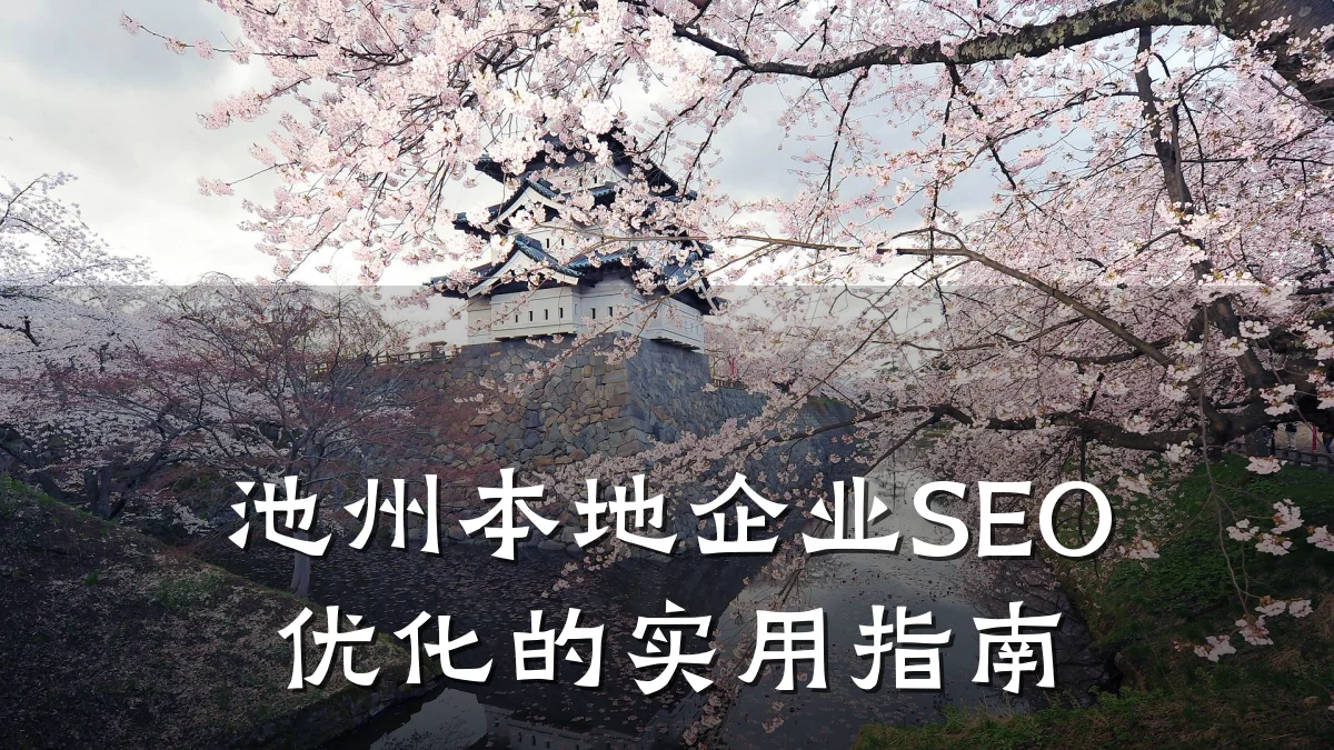 池州本地企业SEO优化的实用指南