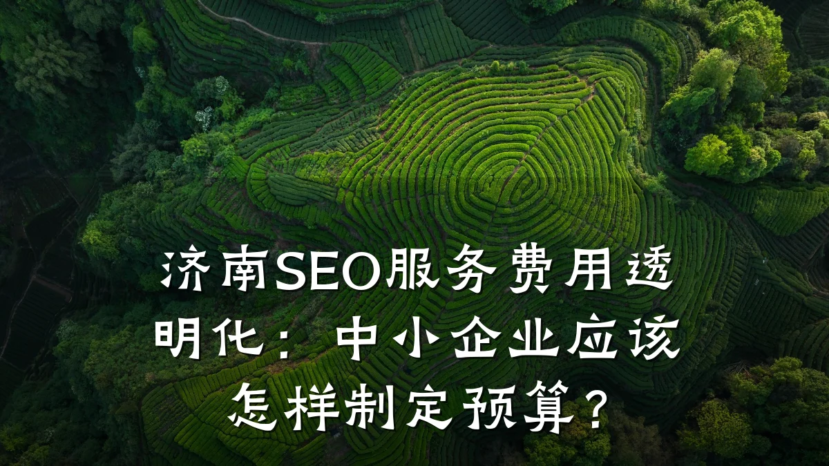 济南SEO服务费用透明化:中小企业应该怎样制定预算?