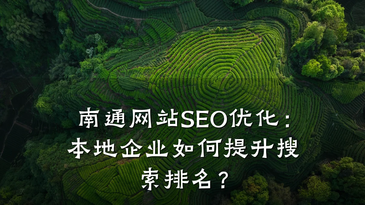 南通网站SEO优化:本地企业如何提升搜索排名?