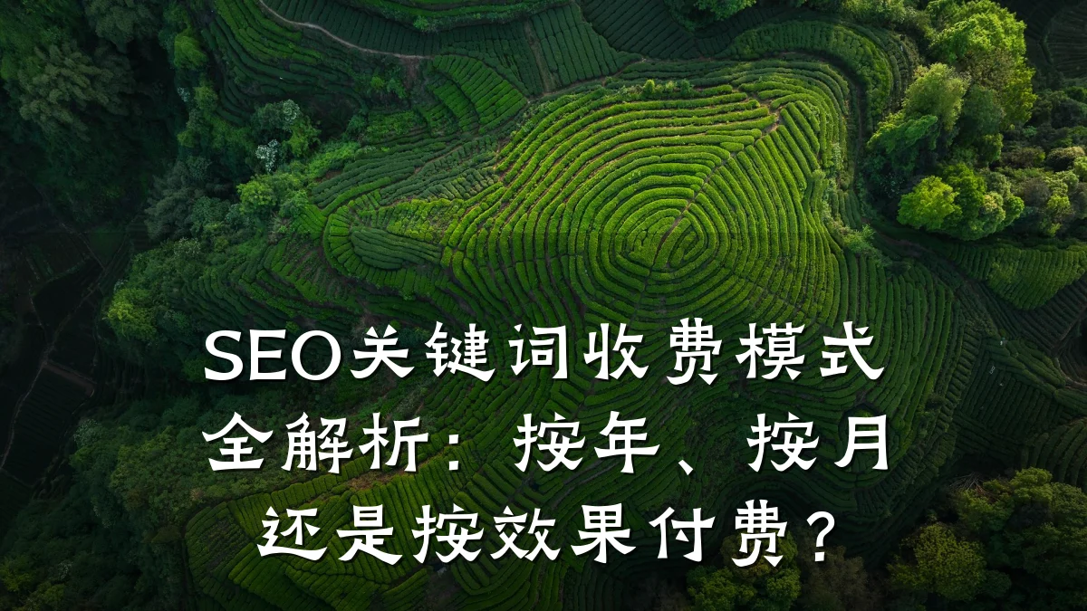 SEO关键词收费模式全解析:按年、按月还是按效果付费?