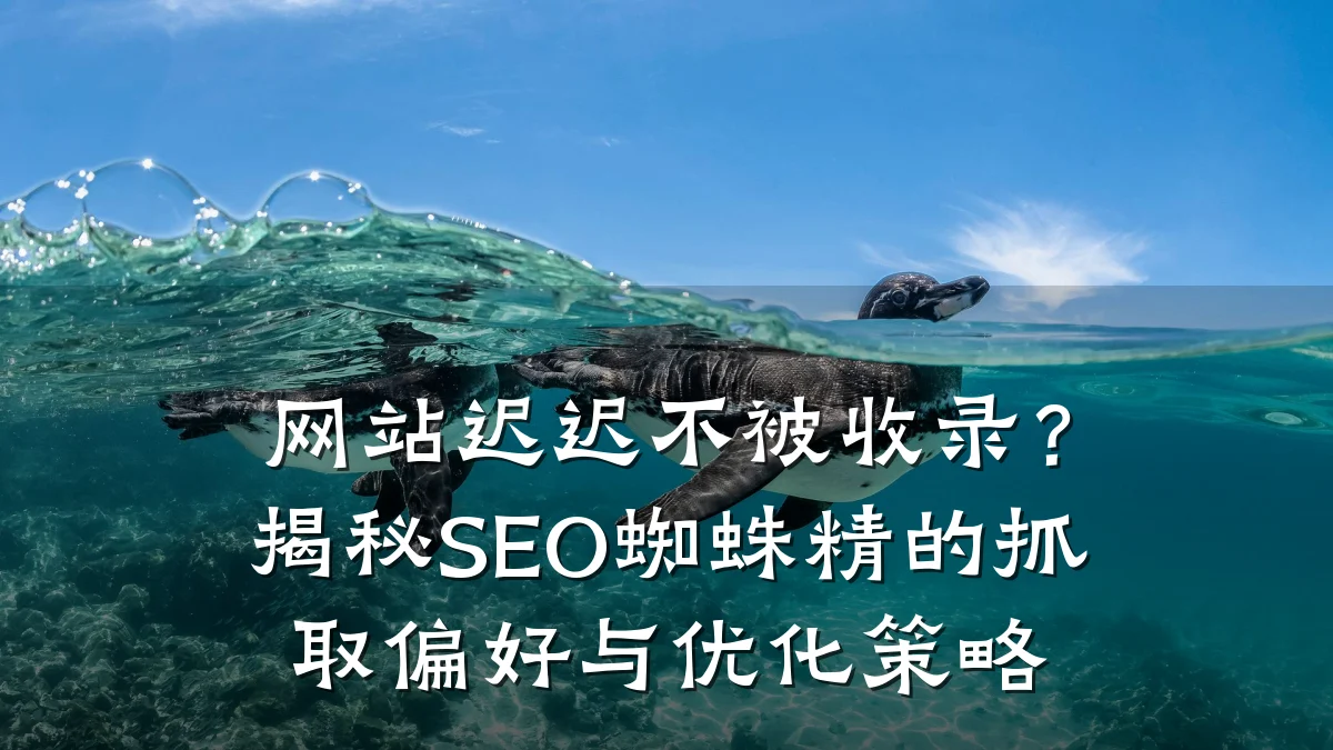 网站迟迟不被收录?揭秘SEO蜘蛛精的抓取偏好与优化策略