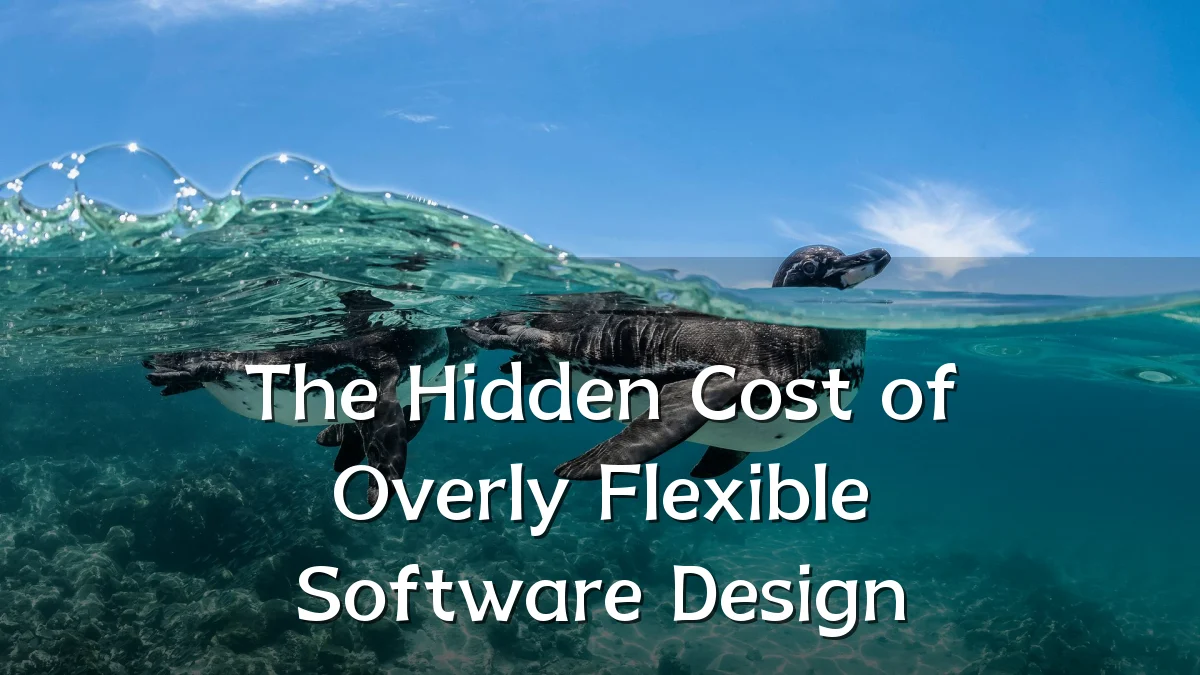 The Hidden Cost of Overly Flexible Software Design